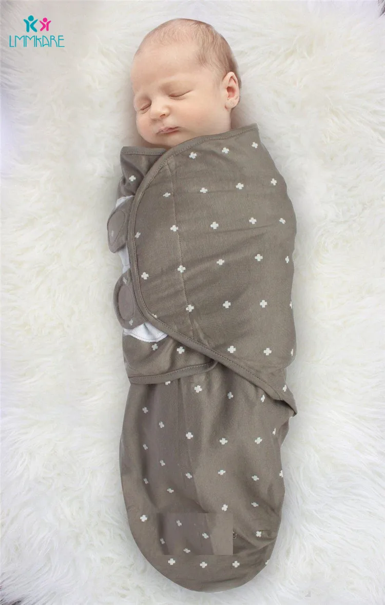 Серое детское Пеленальное Одеяло с волнами, хлопковые пеленки для новорожденных, спальный мешок, одеяла, детский Пеленальный конверт, сумка-кокон