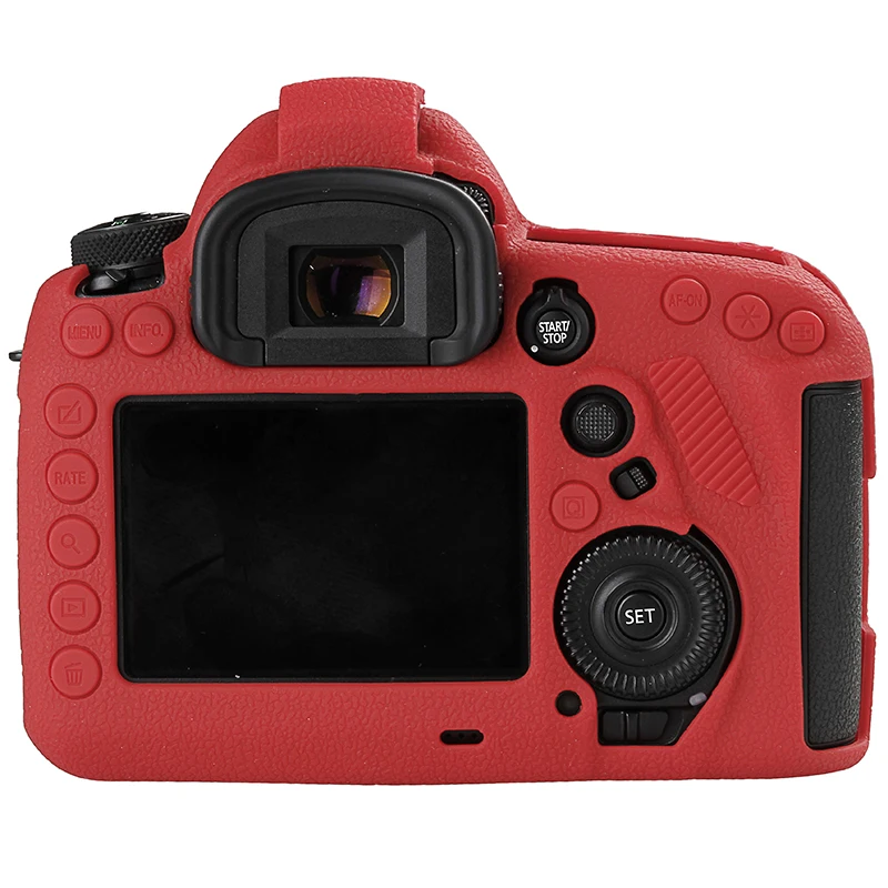 Soft Silicone Rubber Camera Protective Body Case Skin For Canon 5D4 5D Mark IV DSLR Camera Bag protector cover Drone Bags