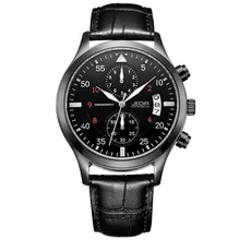 Top Brand Luxury Quartz Watch Men Sports Watches Military Army Male Leather Wrist Watch 2019 New Clock relogio masculino megir relogio masculino big dial men watches top luxury brand black quartz military wrist watch men clock men s sports watch new