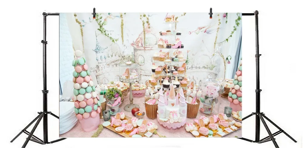 Laeacco Colorful Cake Dessert Baby Children Party Photography Backgrounds Customized Photographic Backdrops For Photo Studio Laeacco Colorful Cake Dessert Baby Children Party Photography Backgrounds Customized Photographic Backdrops For Photo Studio