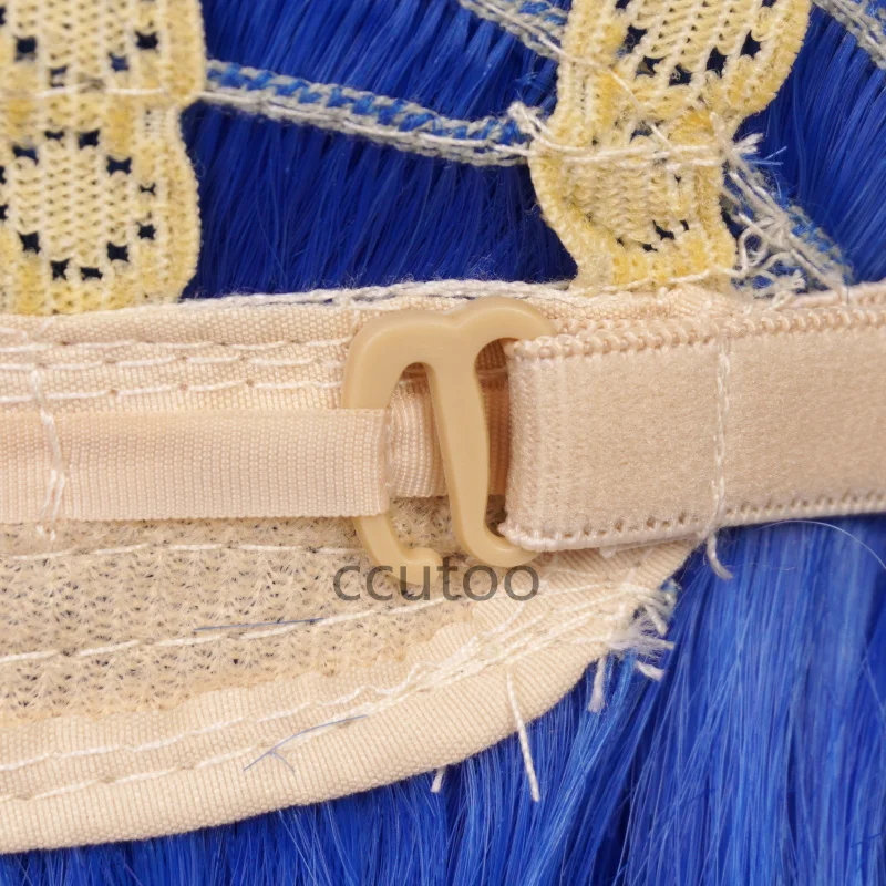 Ccutoo 80 см Wendy Marvell синие длинные прямые синтетические волосы термостойкие косплей парик для Хэллоуина Костюм Парики