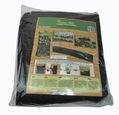 Horizontale tasche dekoration wand garten pflanzer pflanzkissen ...