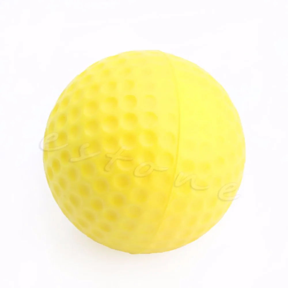 B39 New 10pcs Yellow Foam Golf Ball Golf Training Soft Foam Balls