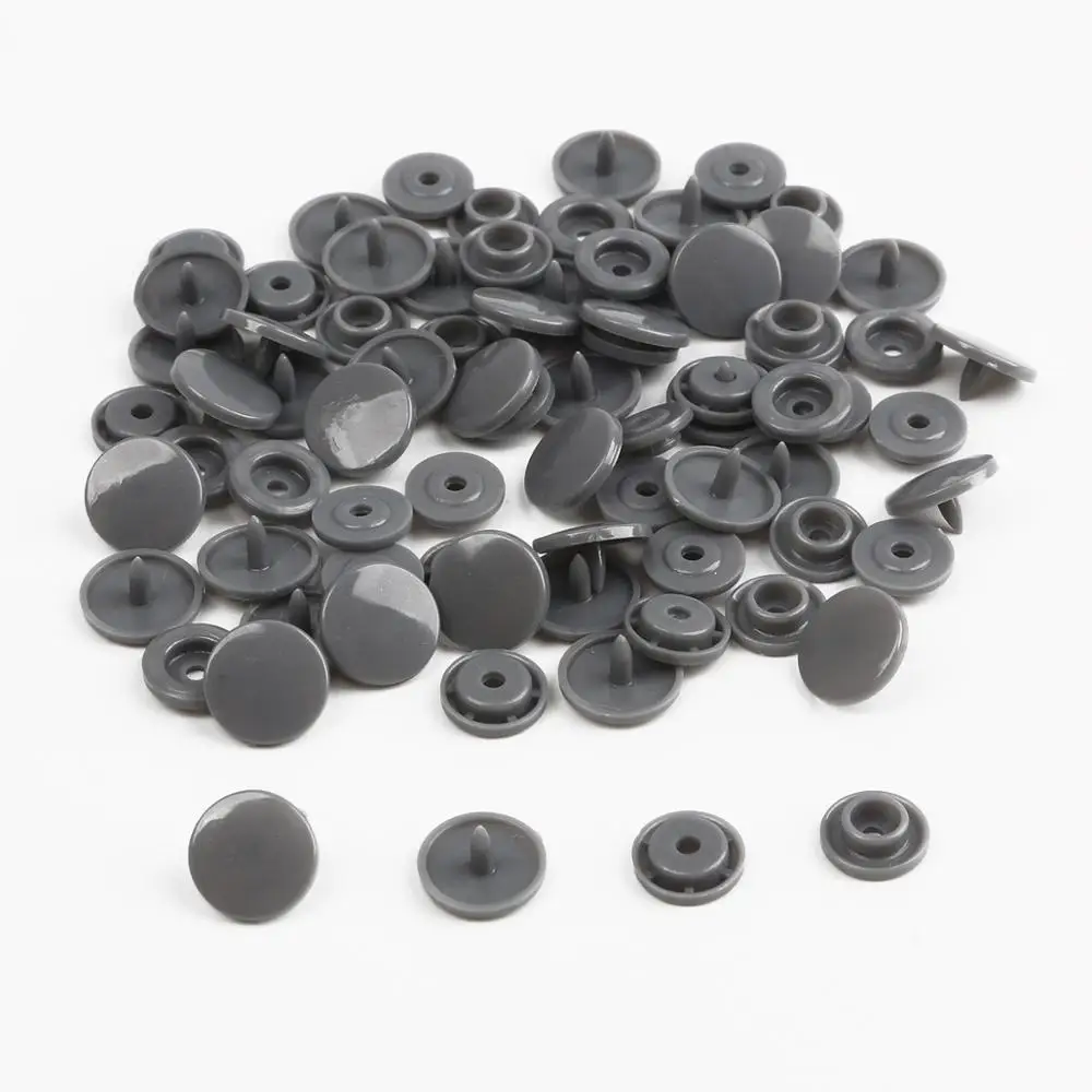 20 комплектов круглых пластиковых защелок кнопки крепежа Кам Т5 12 мм аксессуары для одежды для детской одежды Зажимы пододеяльник лист кнопки - Цвет: Dark Gray