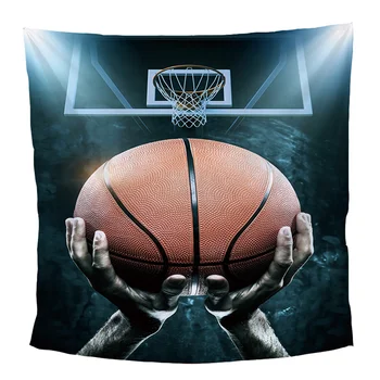 

Mxdfafa Basket Ball Foot Ball Rugby Printed Tapestry Wall Hanging for Bedroom Living Room 3D Printing Summer Blanket