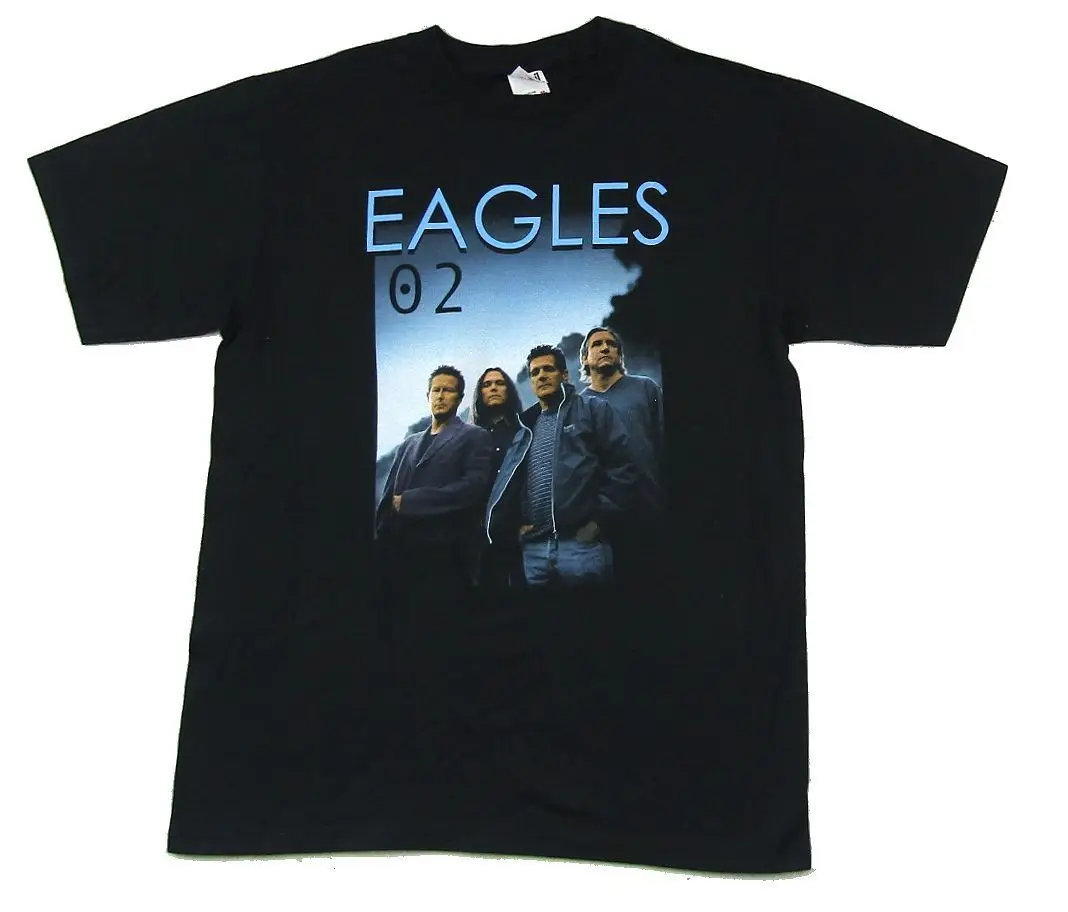 

Eagle 2002 Oklahoma City Show Black T Shirt New Official Band Merch Tour
