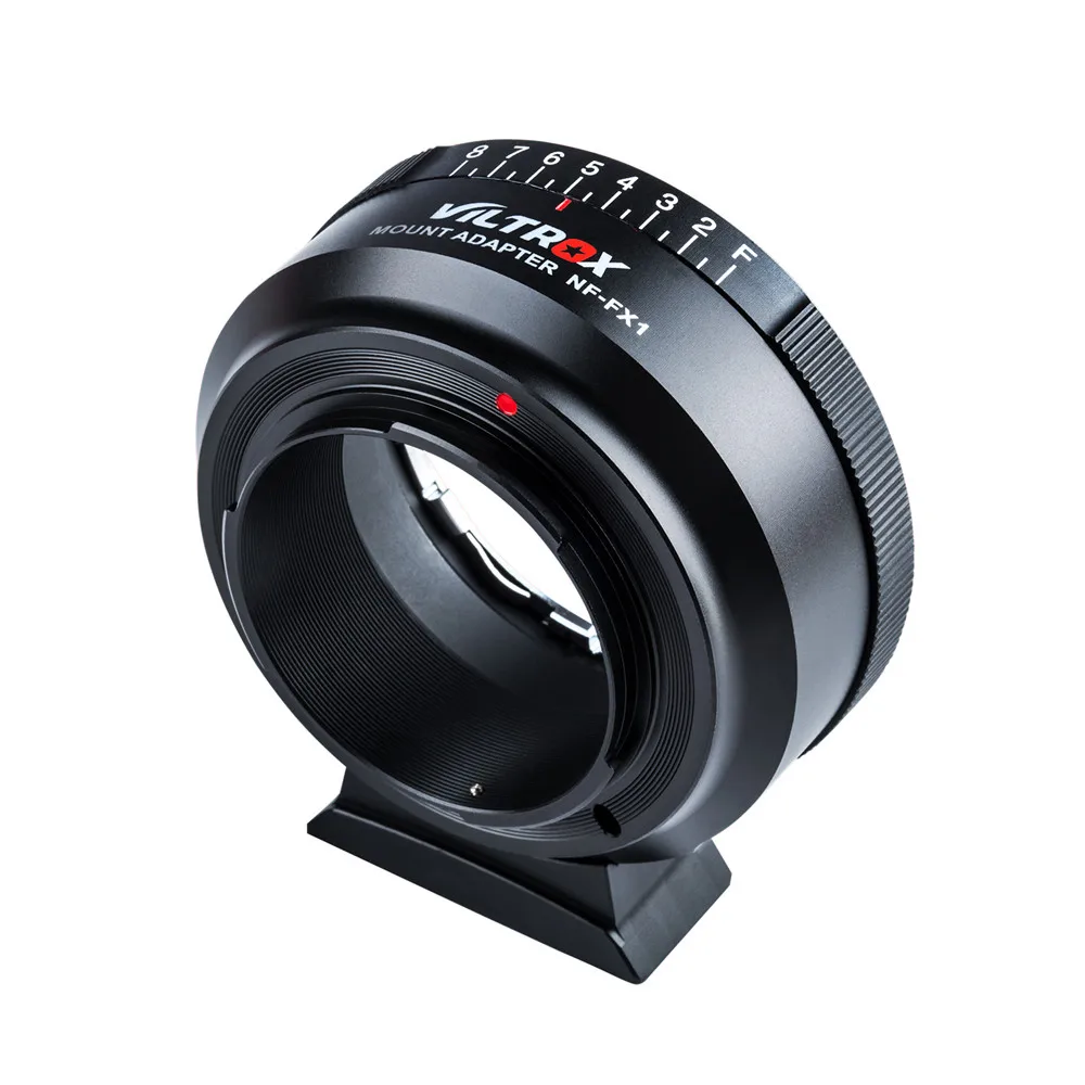  Viltrox NF-FX1 Camera Lens Adapter w/ Mount Adjustable Aperture Ring for Nikon G&D Lens to Fuji X-T