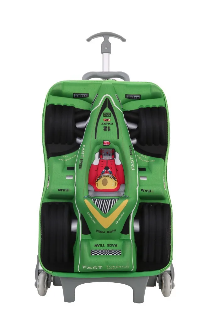 

2017 New Arrival Triple Wheels Trolley School Bag For Girls and Boys Portable Detachable Backpacks For Children Alloy Rod Bags
