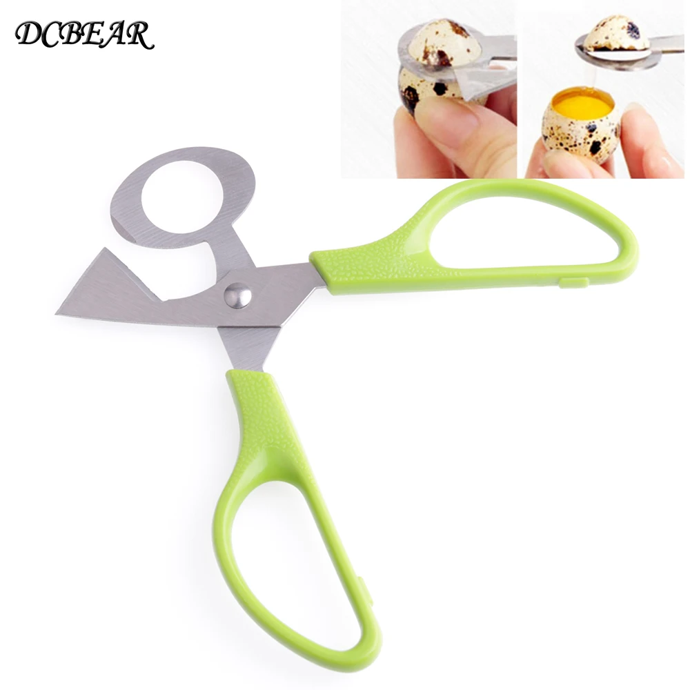 

Creative Stainless Steel Quail Egg Shells Scissor Bird Cutter Opener Egg Slicers Opener Household Tool Kitchen Tool Clipper
