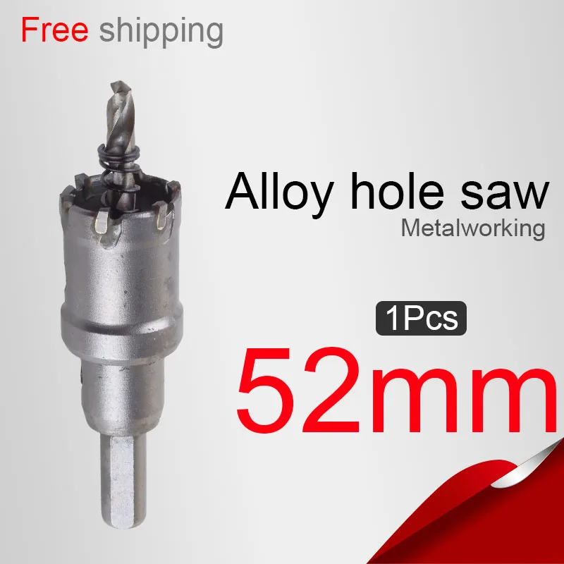 52mm 2.047in Stainless steel hole saws Lengthened alloy hole saw Metal