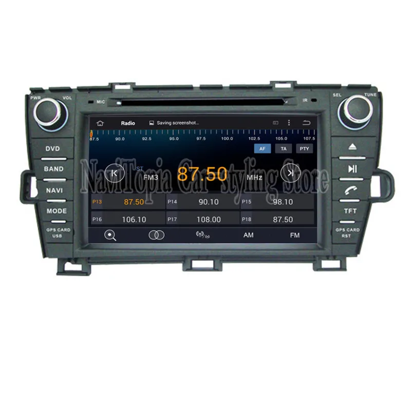 Clearance Ectwodvd Octa Core/Quad Core 4G/2G Android 9.0 Car Multimedia DVD Player for Toyota PRIUS right driving 2009- Radio+GPS 2