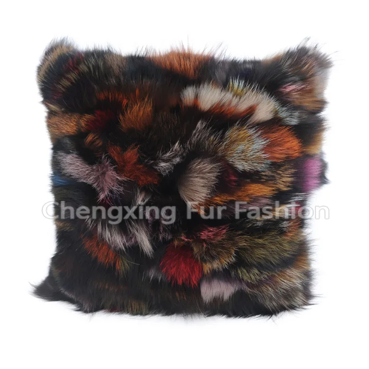 CX-D-72, новая продукция, наволочка для дивана из натурального Лисьего меха - Цвет: mixed fox