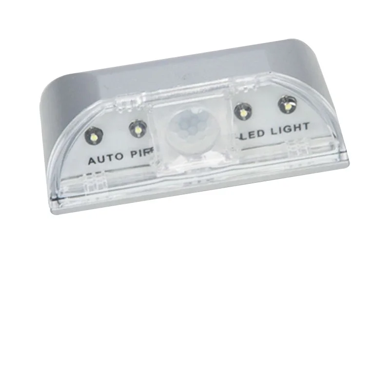 Бренд 4 светодиодный PIR с обнаружением инфракрасного излучения датчик движения домашняя дверь подсветка замочной скважины лампа