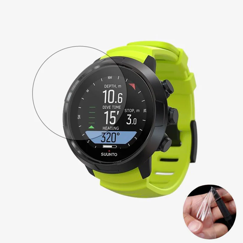 

2pcs TPU Soft Clear Protective Film Guard For Suunto D5 Diving Watch GPS Sport Smartwatch Screen Protector Cover (Not Glass)