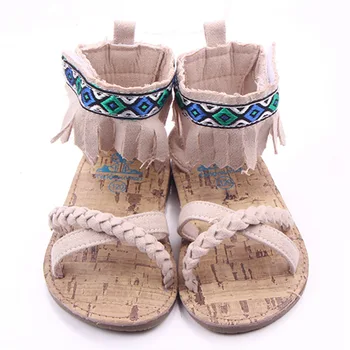 

New Collection Hot Sale Summer Baby Sandals Girl Princess Shoes Gold Sliver Knoted Sandals