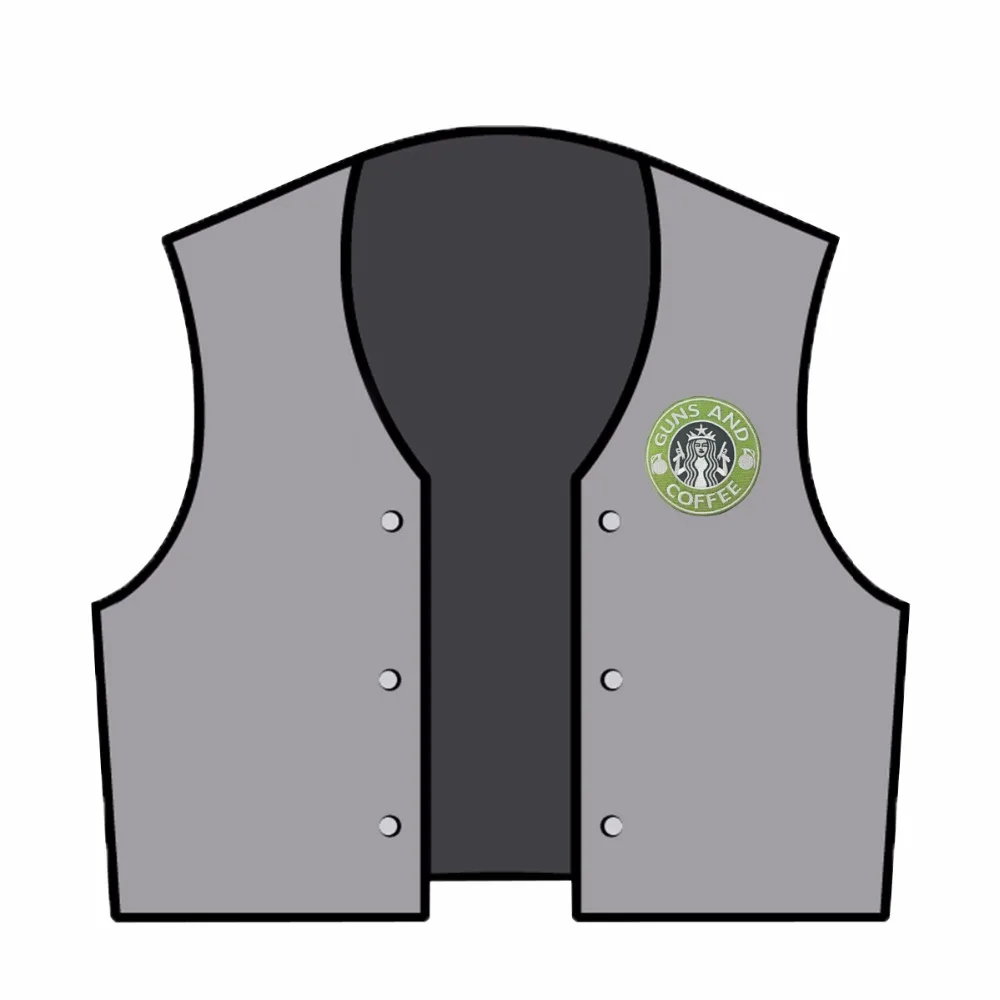 BULL DOG Mini front jacket vest patch clothing decoration cool biker motorcycle mini patches DIY logo  (4)