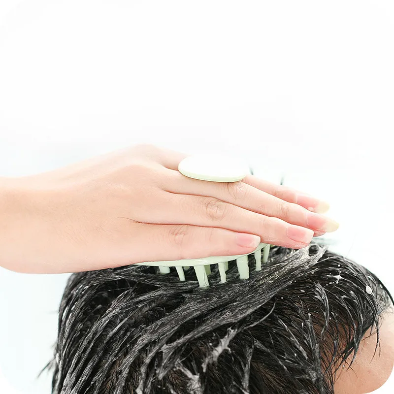 Pro Head Hair Washing Scalp Shampoo Air Brush Comb Soft Massager