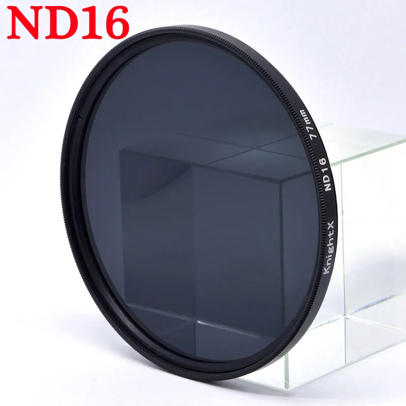 KnightX FLD UV CPL ND Star фильтр для объектива камеры фильтр для canon nikon 49 мм 52 мм 55 мм 58 мм 62 мм 67 мм 72 мм 77 мм цифровая зеркальная камера - Цвет: ND16 Filter