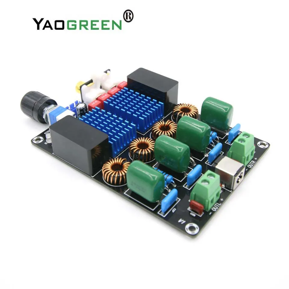 

DC 12V to 24V 2 chip TPA3116D2 TPA3116 dual 100W Digital Audio High Power Amplifier Board A1-001