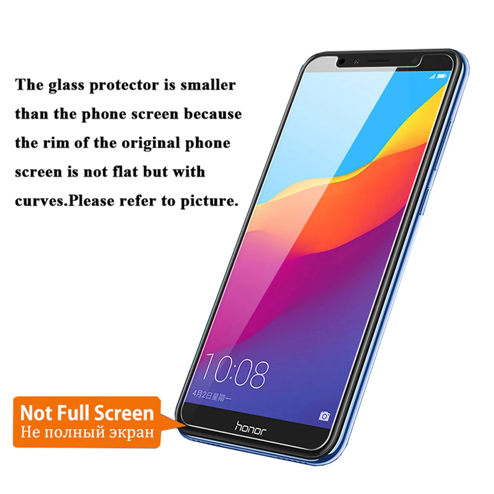 Для Huawei Honor 7C защитное стекло huavei y7 prime 2018 7x 6a 5a 7i 9i 5x 4x 4c play note10 nova 2lite защита
