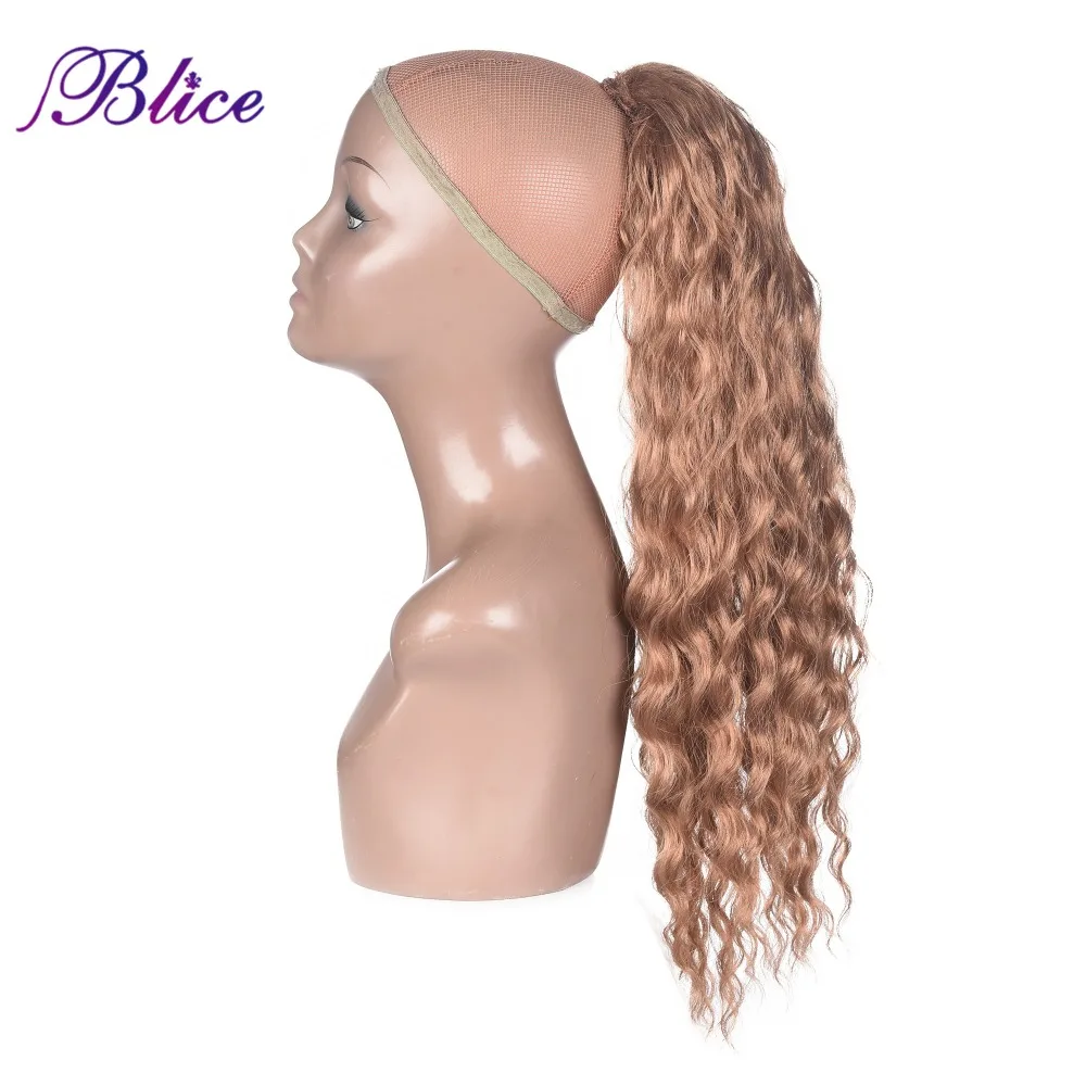 Blice 20-24 дюймов синтетический Alita вьющиеся термостойкие волосы конский хвост с двумя пластиковыми гребнями доступны все цвета