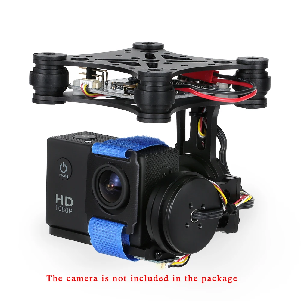 OCDAY 2 Axis Brushless Gimbal PTZ Control Panel For Gopro3 4 DJI Phantom 1 2 3 SJ4000 SJ5000 FPV Aerial Photography