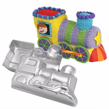 

11 inch 3D Train Truck Aluminum Alloy Cake Baking Mold Springform Pan