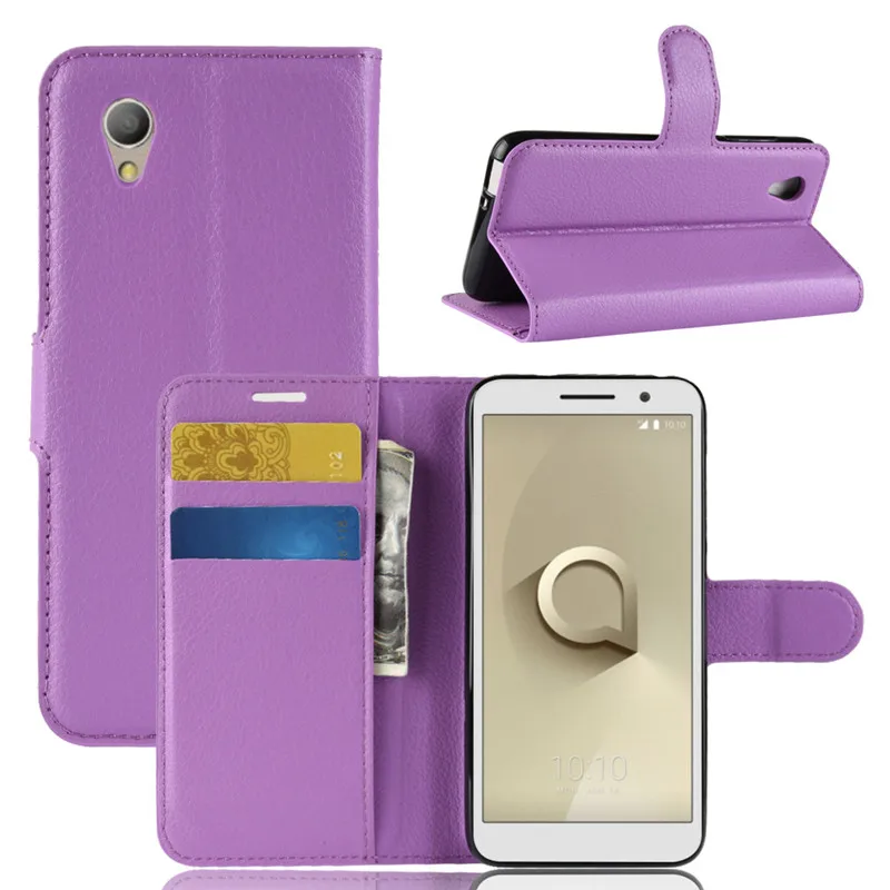 Alcatel 1 чехол для 5033D 5 0 дюйма Кожаный накладка телефона 5033 5033A 5033Y 5033X ALCATEL1 Чехол