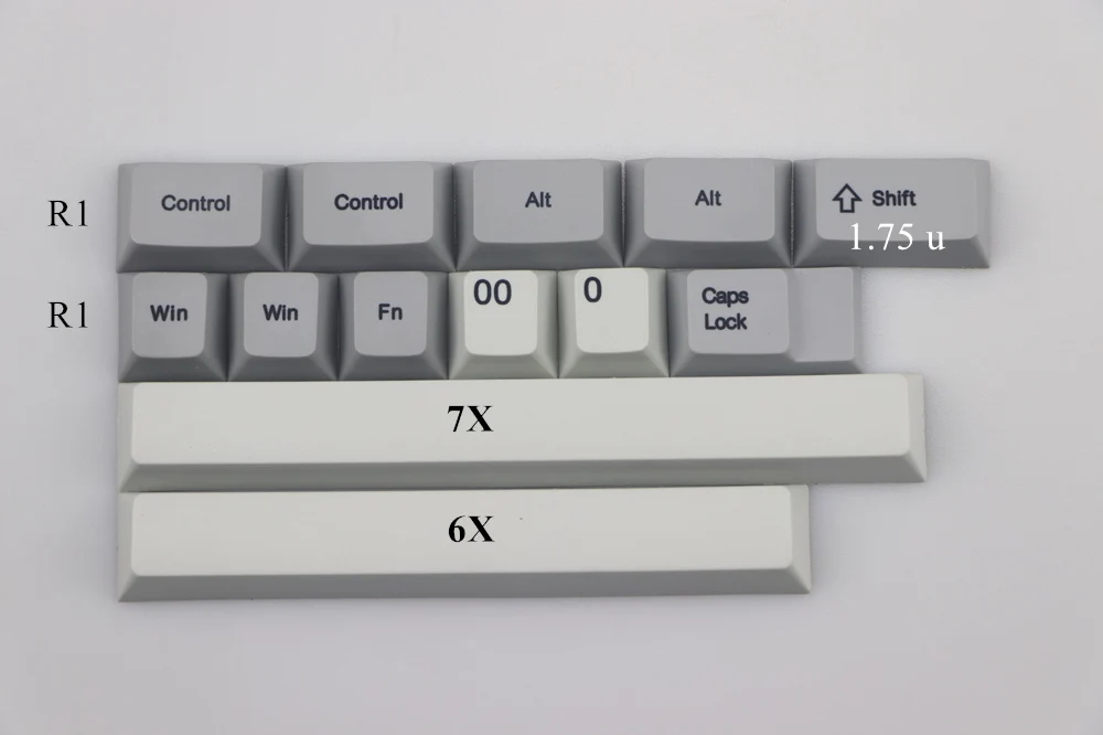 Pbt keycap механическая клавиатура keycaps 117 клавиш Вишневый профиль Горячая Сублимация черный шрифт russain