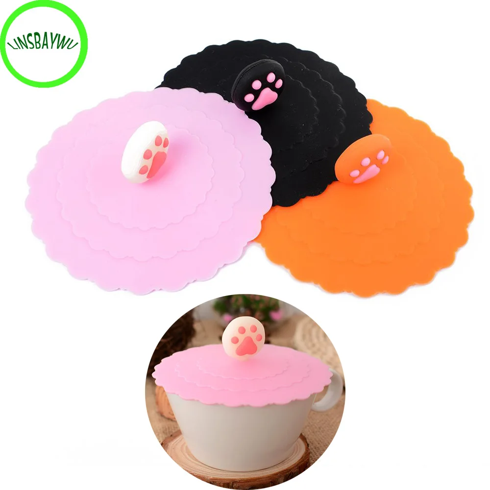 

1PC Cup Cover Lip Creative Magical Silicone Leakproof Coffee Cap Airtight Sealed Cup Cover