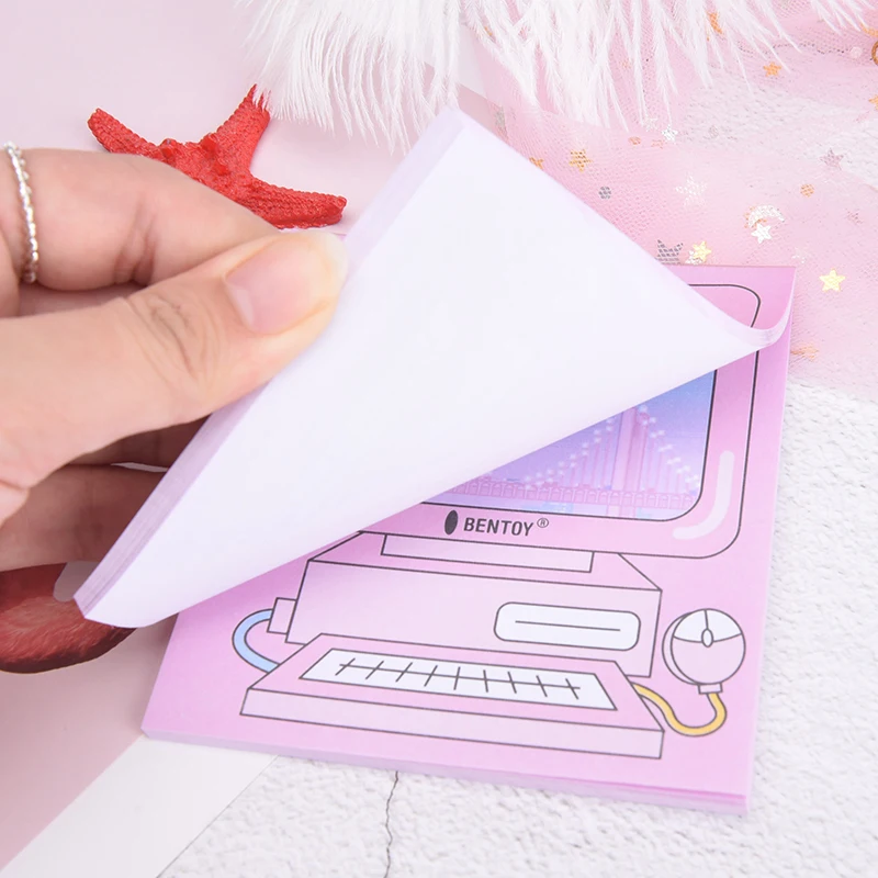 StationeryGift Случайная Доставка N Times розовый липкий блокнот компьютерная игра модель