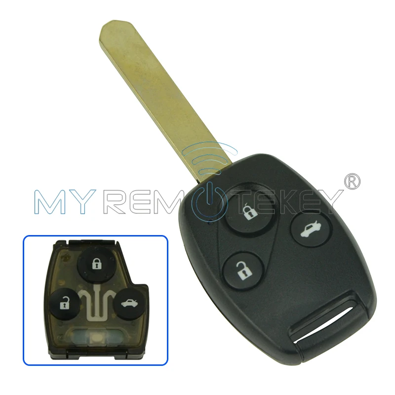 Remote car Key 313.8Mhz HON66 3 Button OUCG8D 380H A for Honda Car Key