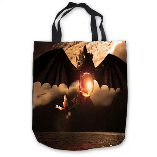 

Custom Canvas how_to_train_your_dragon (2) ToteBags Hand Bags Shopping Bag Casual Beach HandBags Foldable 180911-04-2