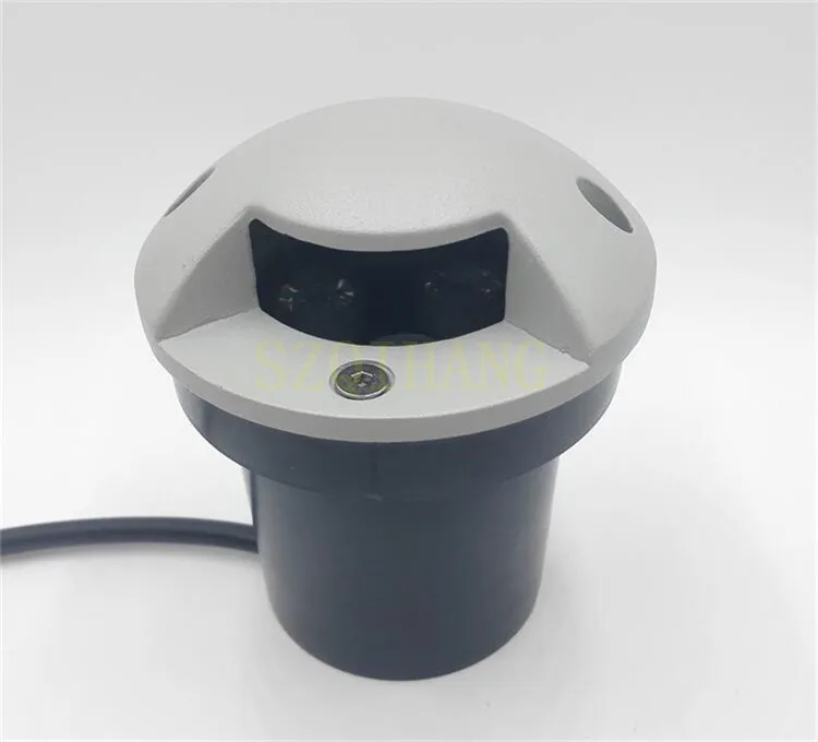 Conduziu a Lâmpada Subterrânea do Jardim ao ar Lâmpada de Assoalho Impermeável Branco Escudo Livre Ac85-265v - Dc12v Led Undergroud Iluminação Ip68 6 w 2 a lâmpada subterrânea do jardim ao ar