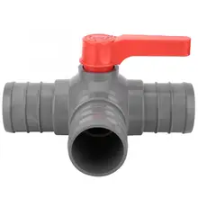 Сельскохозяйственный привод шаровой Электрический магнитный клапан запорный клапан ПВХ трехходовой клапан пейзаж оросительное устройство пластиковый клапан