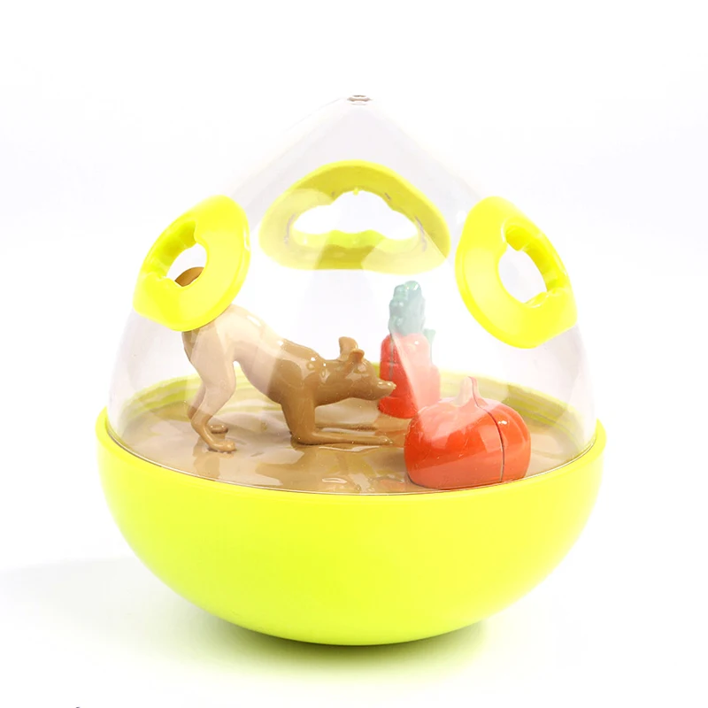 

Lovely Dog Food Feeder Tumbler Automatic Food Dispenser Puppy Feeding Interactive Toy Pet Supplies
