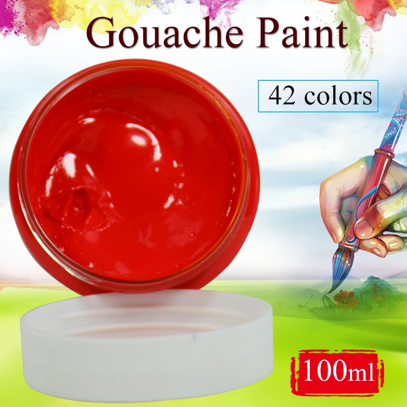 

100ml Pink Color Watercolor Paints Gouache Paint Colorful Paints Gouache Drawing Art Supplies Water Color