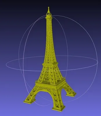 Эйфелева башня 3D модель формате STL для 3D принтера