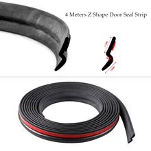 Best Offers 4 Meters Z Type Car Door Seal Strip Sound Insulation For The Cars Z Shape 3M Door Sealing Strips Auto Rubber Seals Best Offers 4 Meters Z Type Car Door Seal Strip Sound Insulation For The Cars Z Shape 3M Door Sealing Strips Auto Rubber Seals