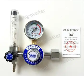 

AR Reducer Pressure Gas Flowmeter Argon Regulator for Tig Welding Machines