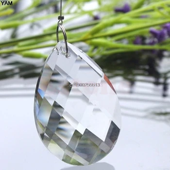 

1Clear Chandelier Glass Crystals Lamp Prisms Parts Hanging Drops Pendants 38mm