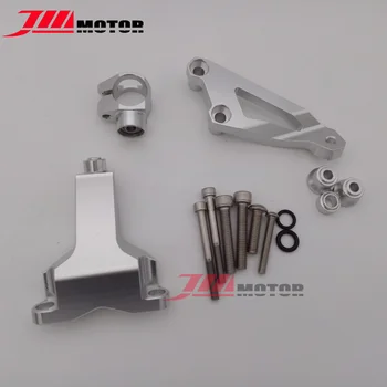 

Motorcycle CNC Aluminum Alloy Parts Steering Damper Mounting Bracket Kit For KTM DUKE 125/200/390 13-15 Silver Color