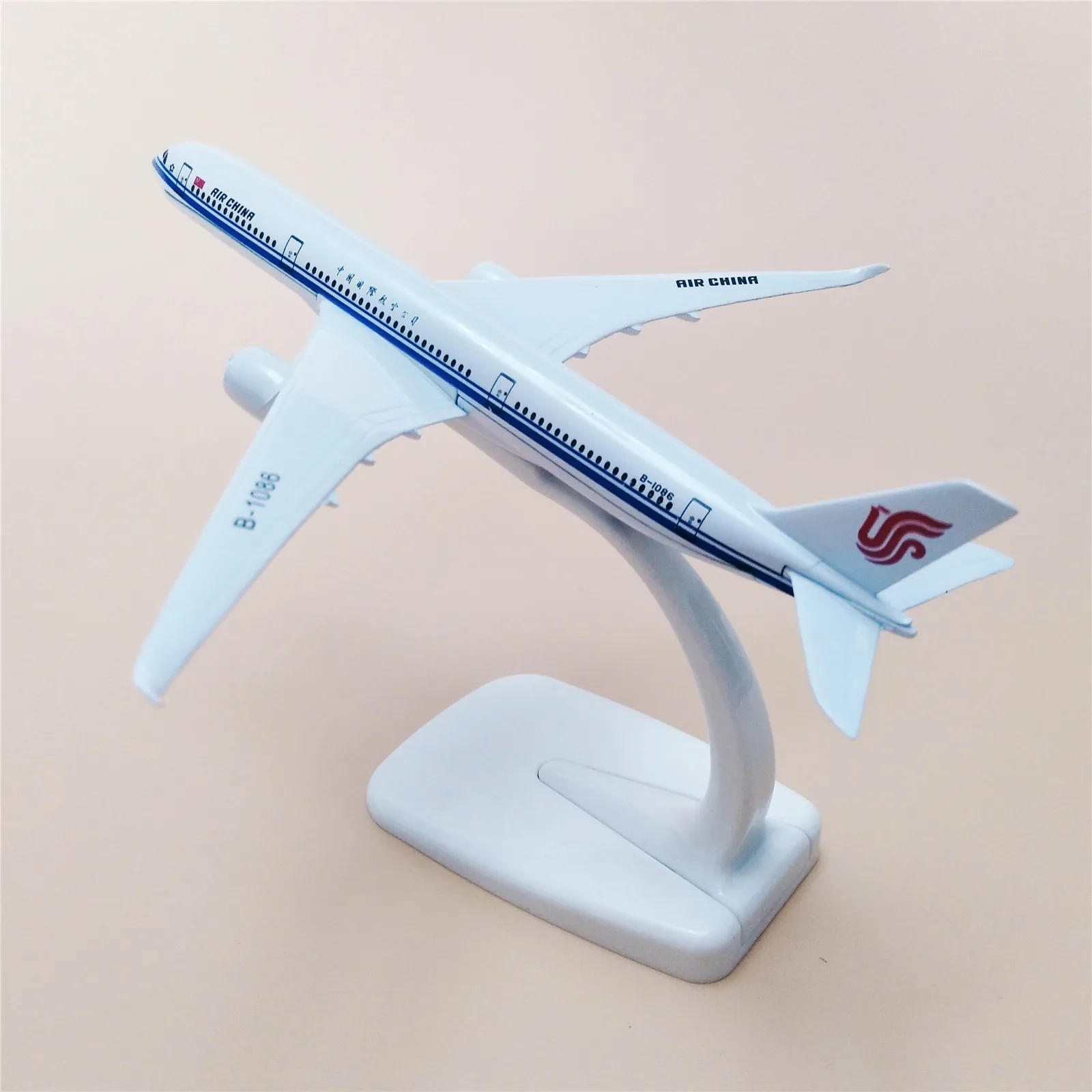 Air China Airlines A350 Airbus 350 Airway модель самолета с подставкой из сплава металла 16 см