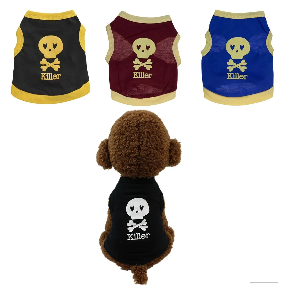 Cool Dog Clothes Summer Dog Clothing Cotton T shirt Puppy Costume For