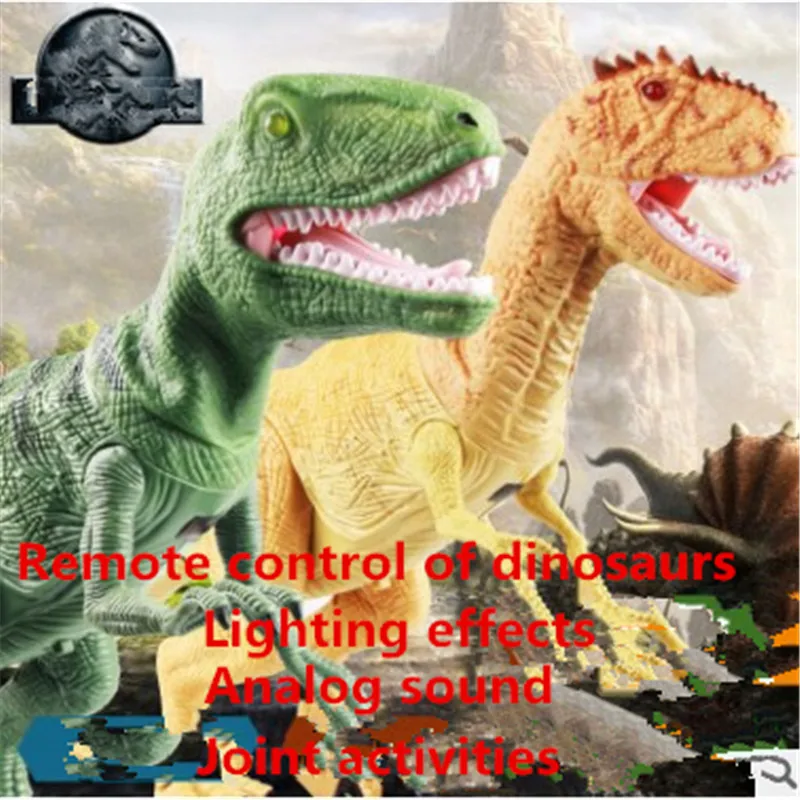 The dinosaur island Jurassic infrared remote control electric super