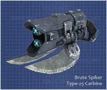 Halo The type 25 carbine nail gun 3D Paper Model
