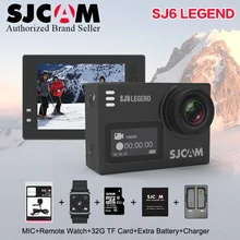 На складе! Оригинальный SJCAM SJ6 Легенда 4 К 24fps Ultra HD notavek 96660 Водонепроницаемый действие Камера 2.0 “Сенсорный экран дистанционного Спорт DV