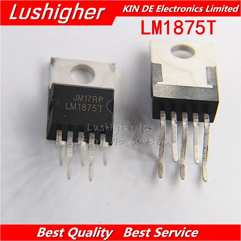 

100PCS LM1875T TO220-5 LM1875 TO220 20W Audio Power Amplifier