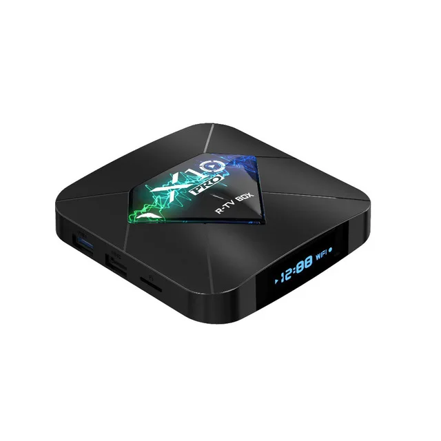 VHXSIN 2 шт./лот X10 PRO HD 4 Гб ОЗУ 64 ПЗУ Android 8 1 ТВ приставка Amlogic S905X2 четыре