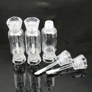 

200pcs/lot New 13ml Transparent Lip Glaze Tubes Candy Lip Gloss Bottle Beauty DIY Homemade Lipstick Makeup Tools